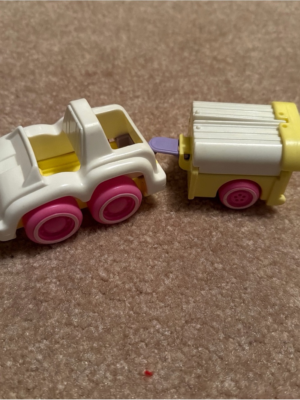 Vintage 1987 Fisher-Price Smooshees Cuddler Companions camping set